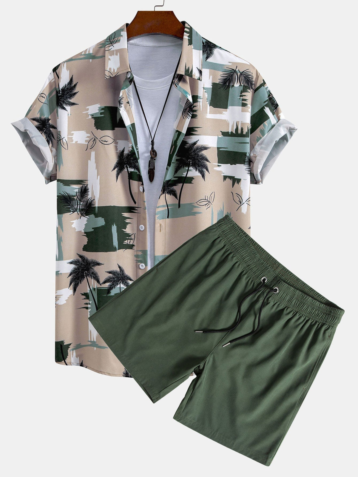 OLIVIA | Set with colourblock shorts