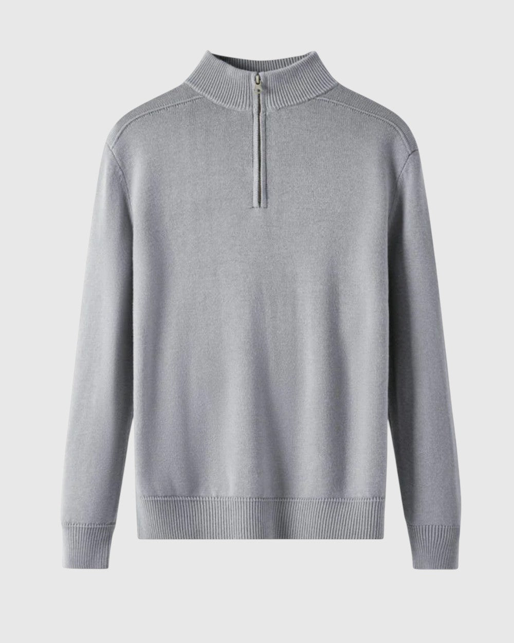 LEO | Zip-neck sweater with tailored fit