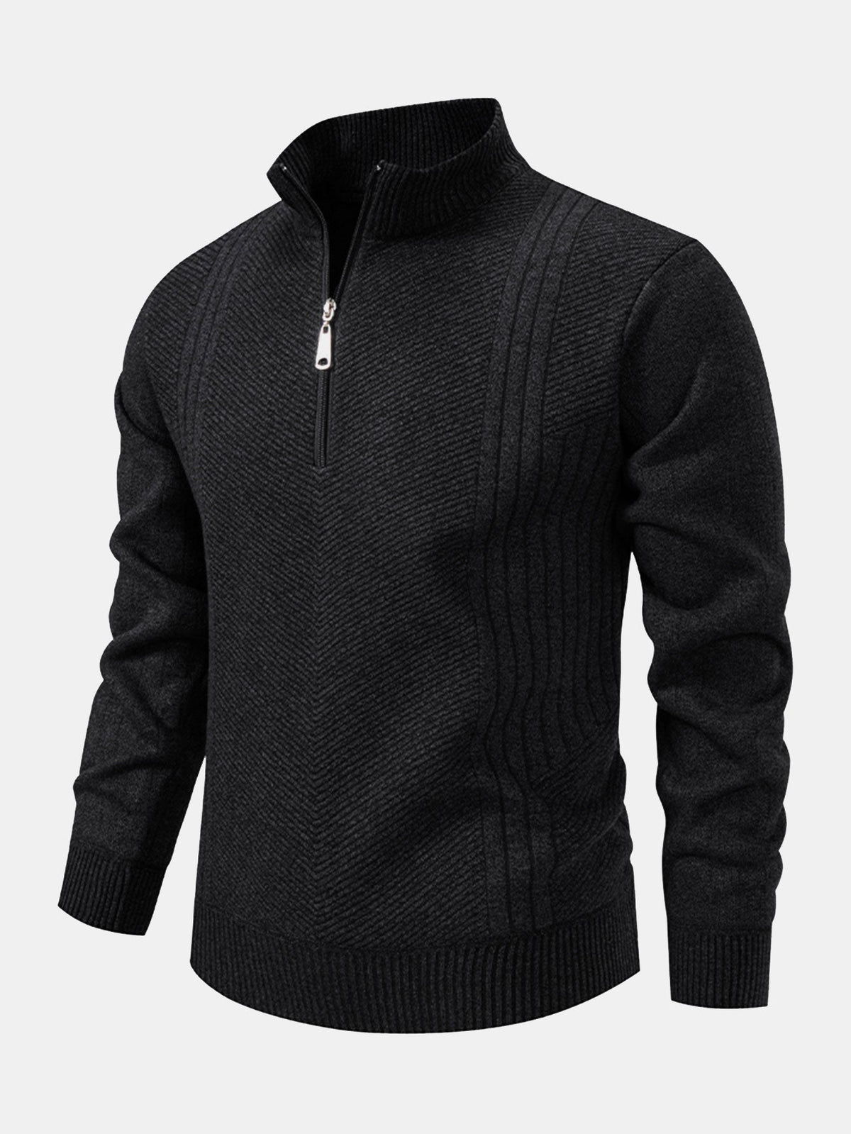 EVE | Sweater with quarter-zip neckline