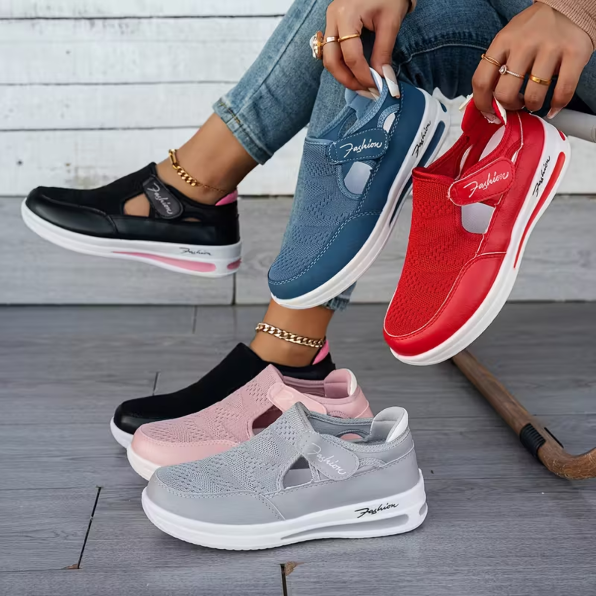 ALLISON | Sneakers with cushioned sole