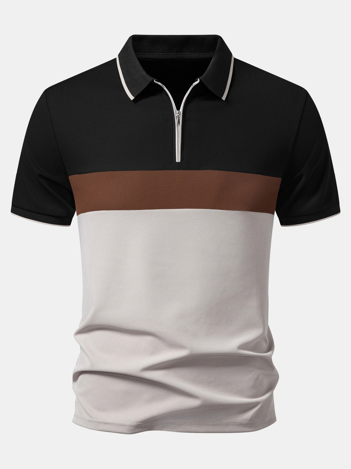 ELLIOT | Polo shirt with zip neckline
