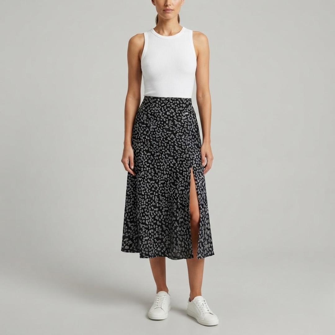 ESME | A-line skirt with floral print