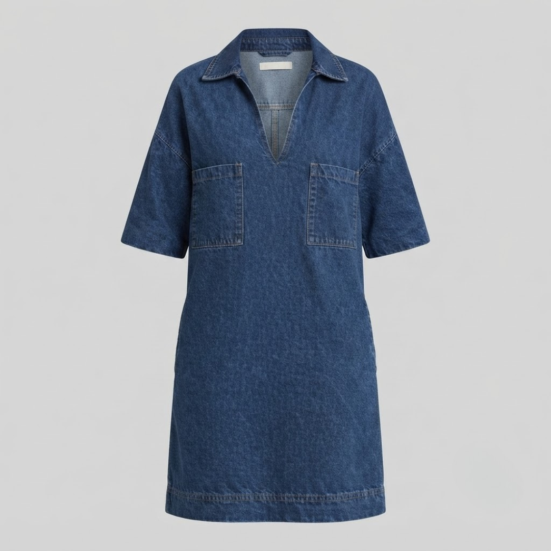 FREYA | Casual dress with V-neck