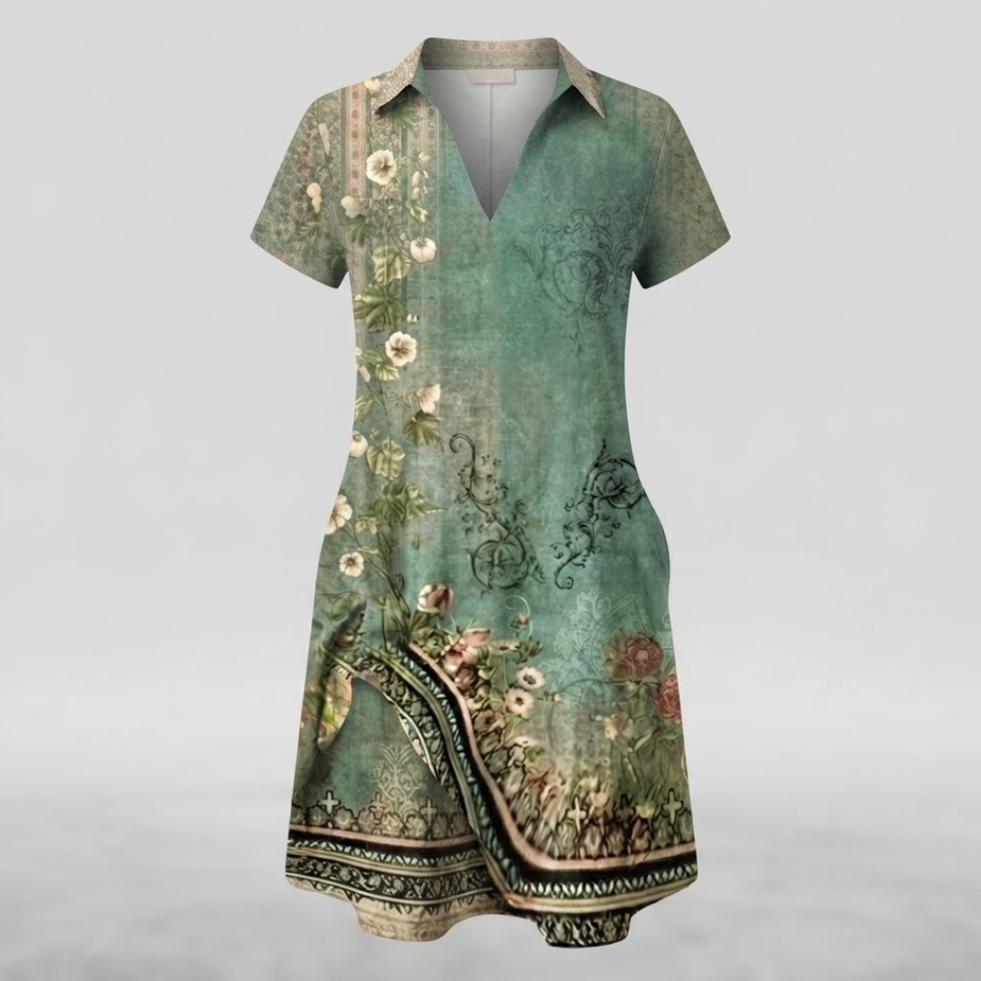 REESE | Summer dress with ethnic print