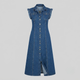 EVE | Plus size dress with button-front