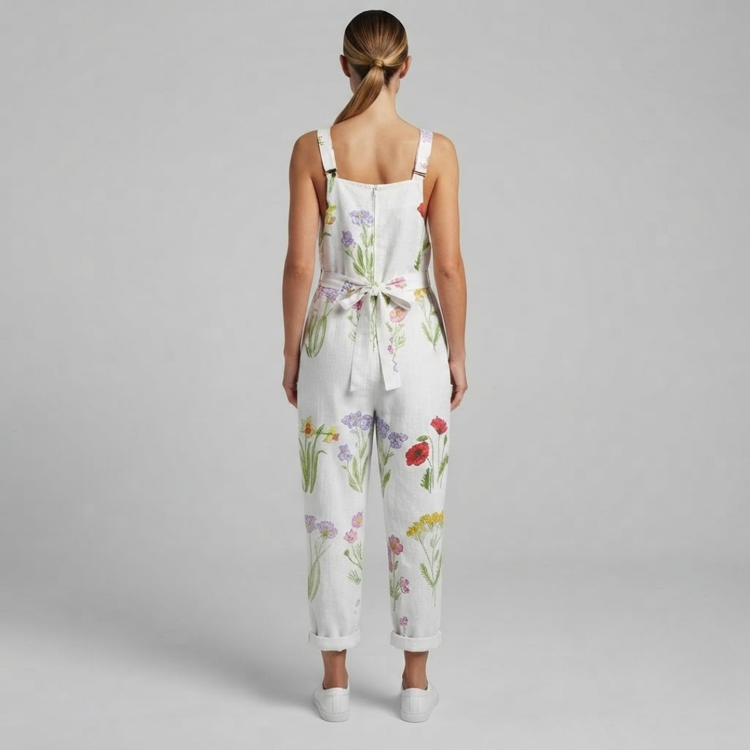 WILLOW | Floral jumpsuit with adjustable straps