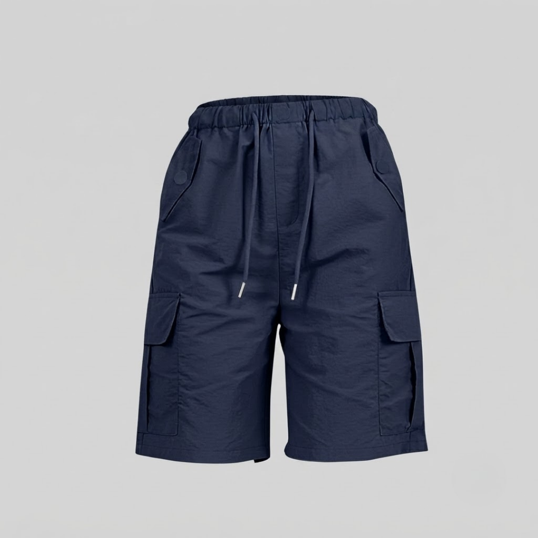LEANNA | Cargo shorts with stretch waistband