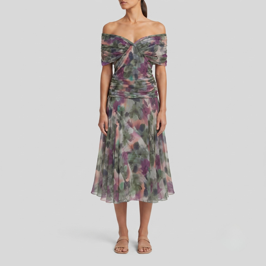 EMELIA | Maxi dress with V-neck