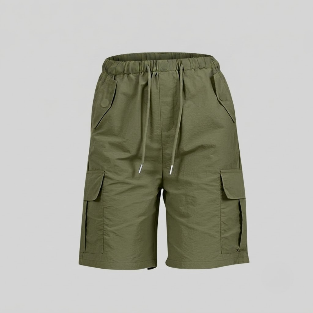 LEANNA | Cargo shorts with stretch waistband