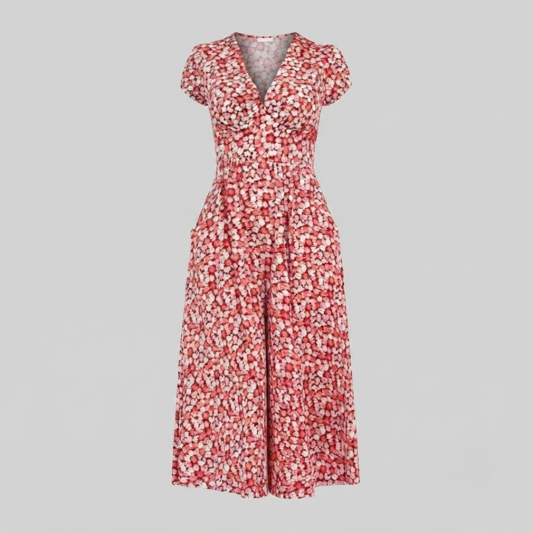 FAITH | Midi dress with tummy control