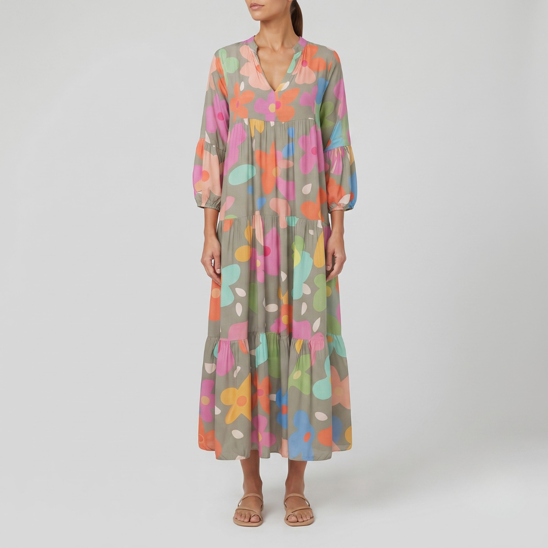 ROSALIE | Maxi dress with floral print