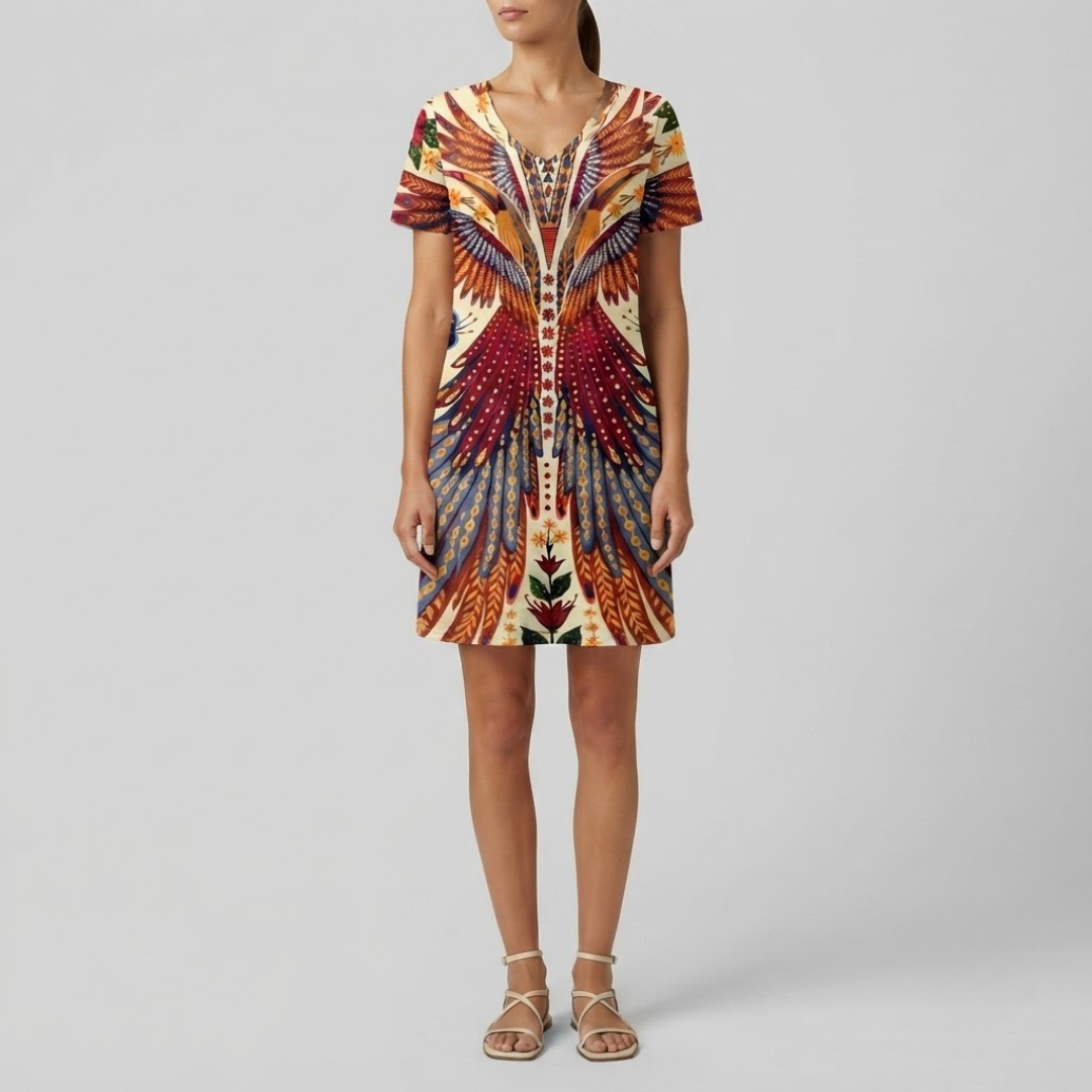 REESE | Summer dress with ethnic print