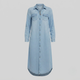 JEMIMA | Maxi shirt dress with relaxed fit