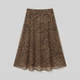 LILY | Skirt with leopard print