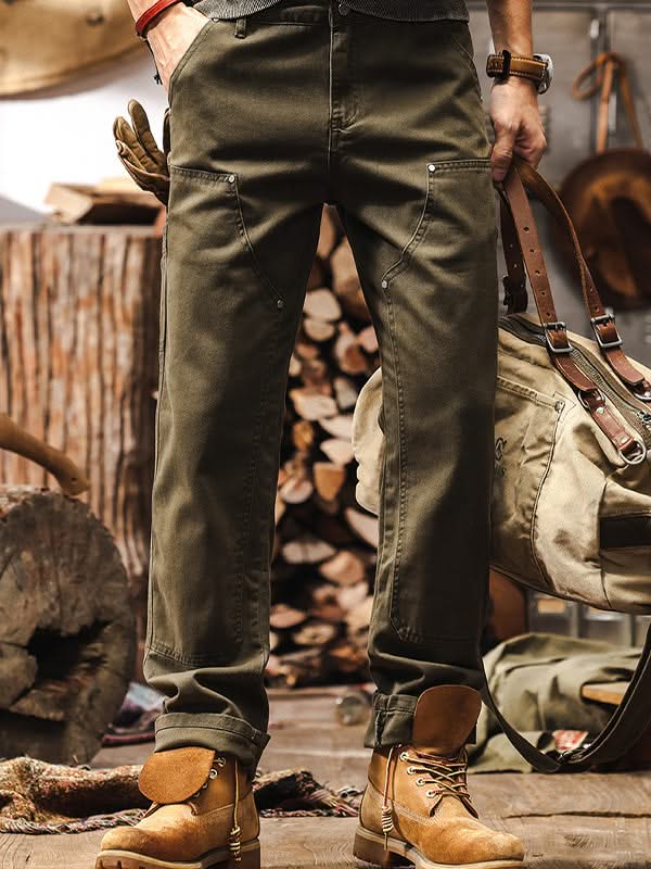 OSCAR | Straight-leg utility trousers