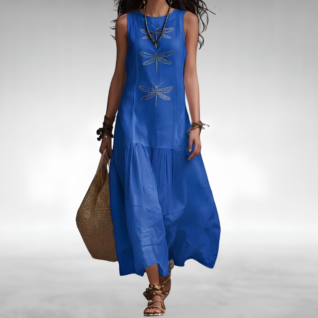 VIVIENNE | Maxi dress with flowing silhouette