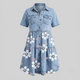 MARIBEL | Shirt dress with floral detail