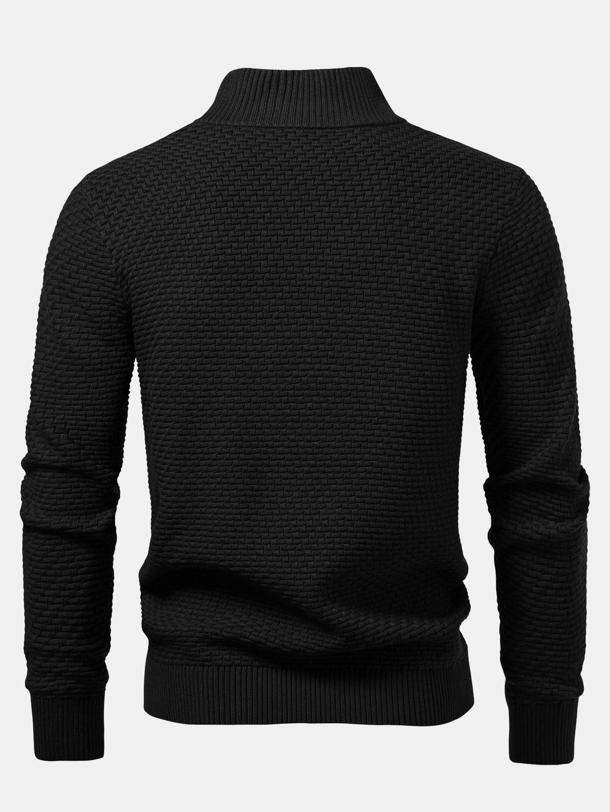 OLIVIA | Sweater with wave jacquard knit