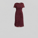 BLAKE | Midi dress with draped waist