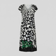 SERENA | Midi dress with printed pattern