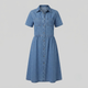 BEATRIX | Short sleeve dress with relaxed fit
