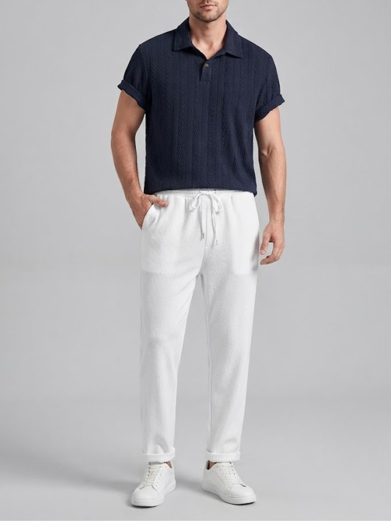 OSCAR | Set with ribbed trousers