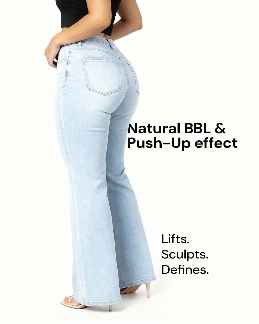 WILLOW | Wide-leg jeans with sculpted waist