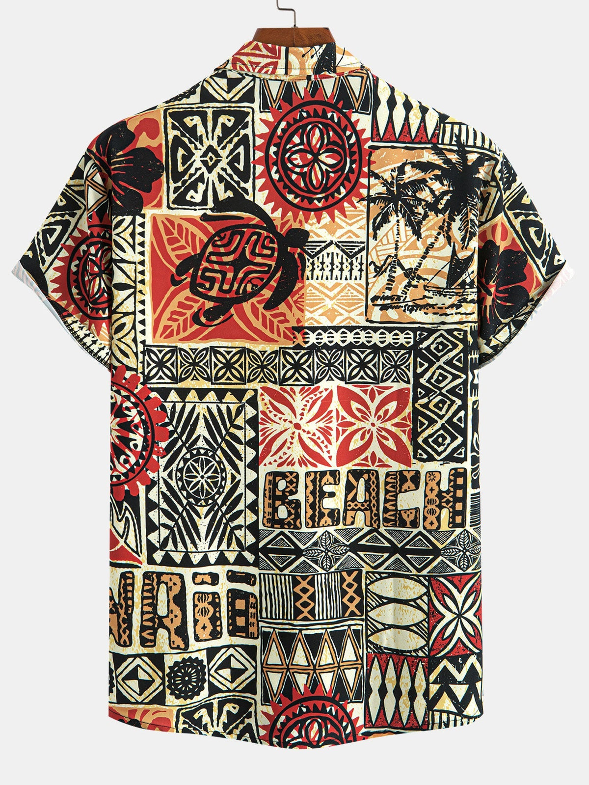 FREDDIE | Shirt and shorts set with all-over print