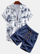 ARCHIE | Shirt and shorts set with all-over print