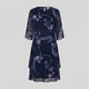 EMMA | Midi dress with swirl print