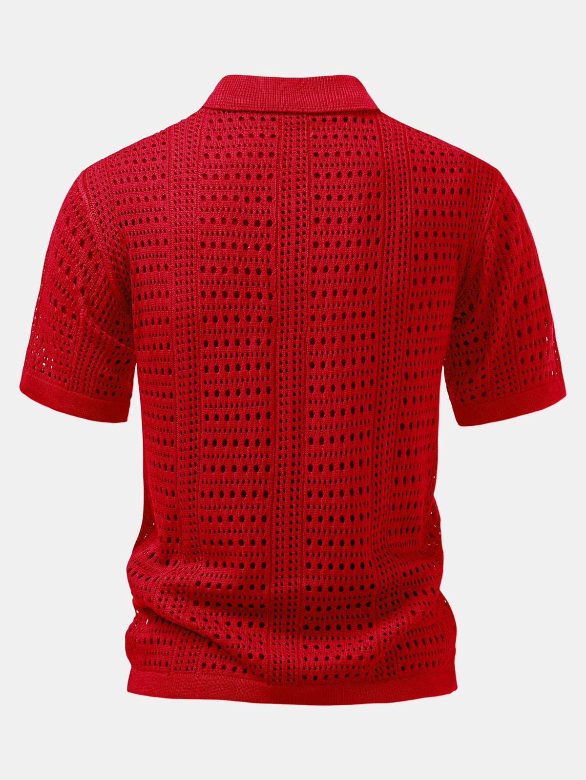 CHARLIE | Set with open-knit polo