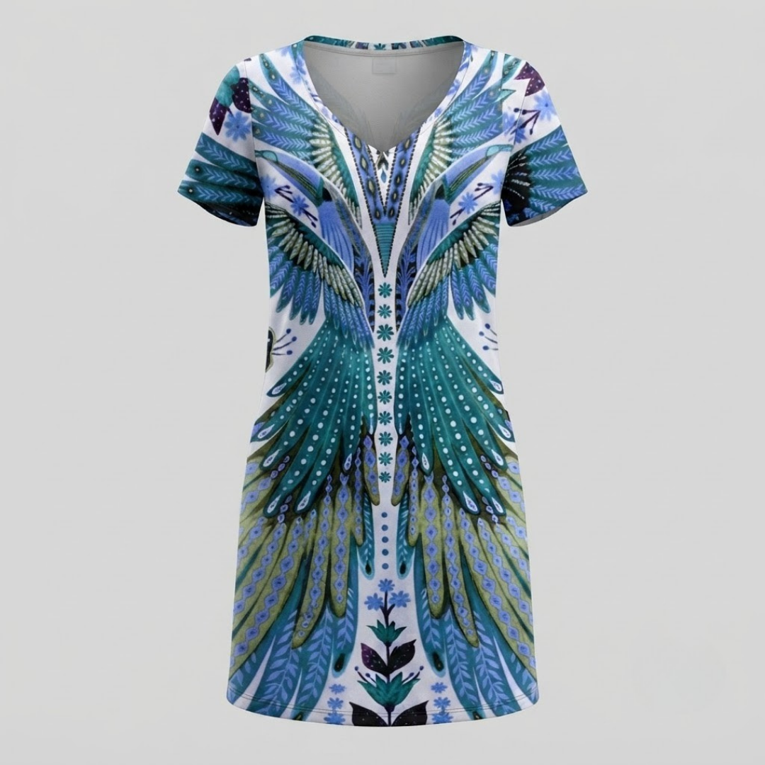 REESE | Summer dress with ethnic print