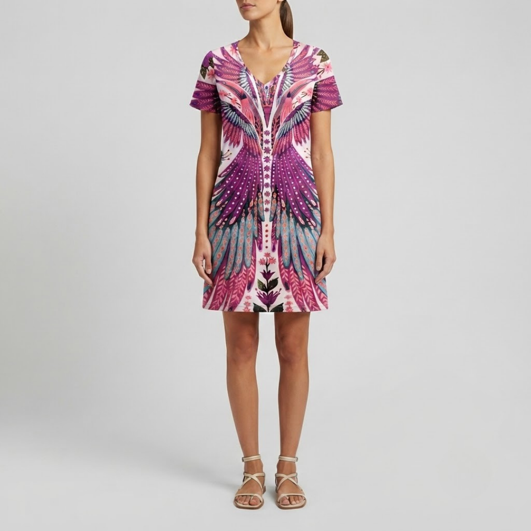 REESE | Summer dress with ethnic print
