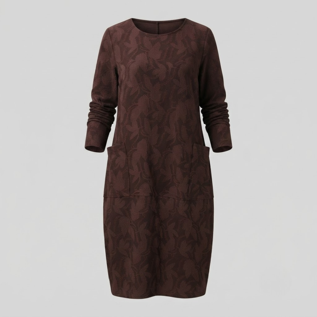 FRITZI | Midi dress with round neck