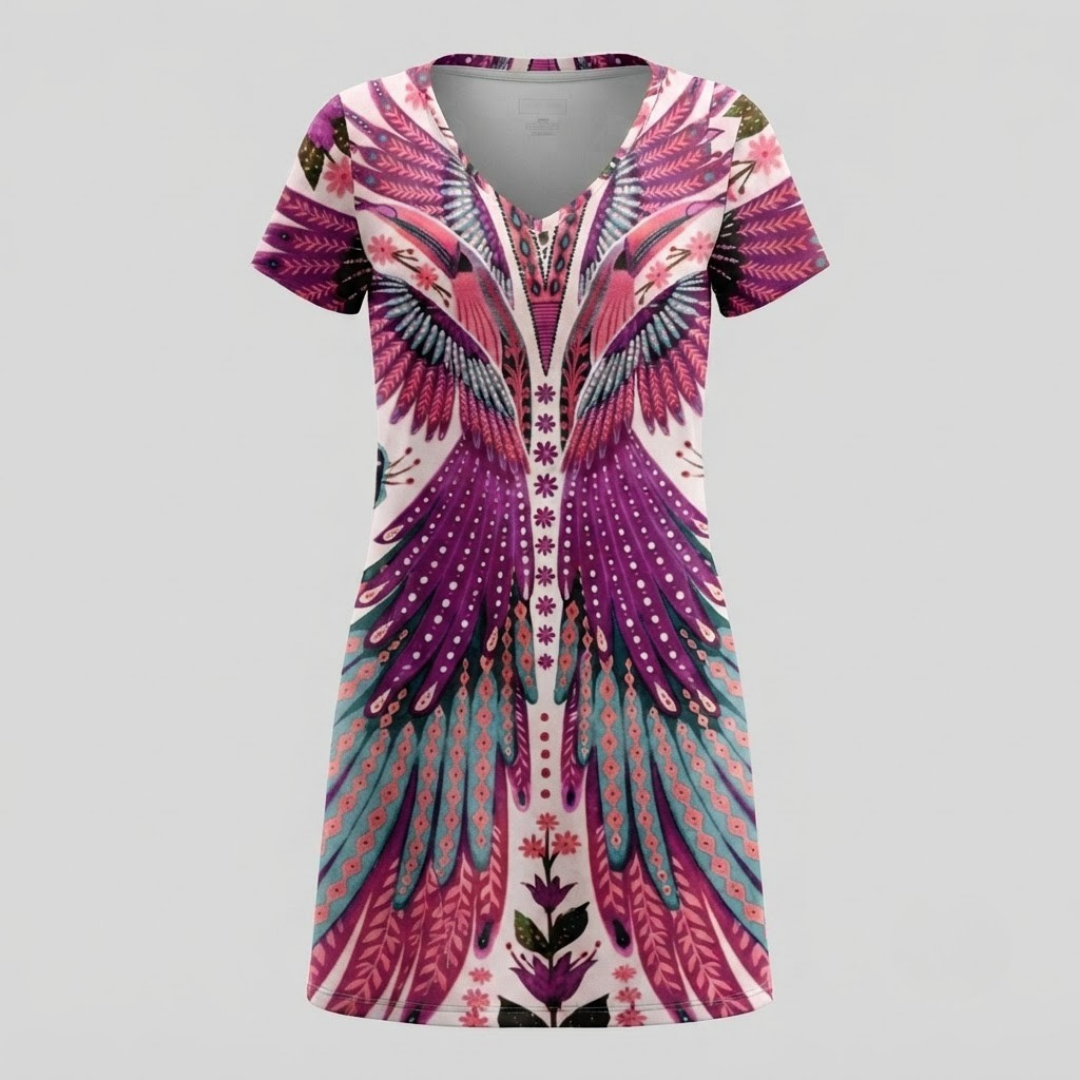 REESE | Summer dress with ethnic print