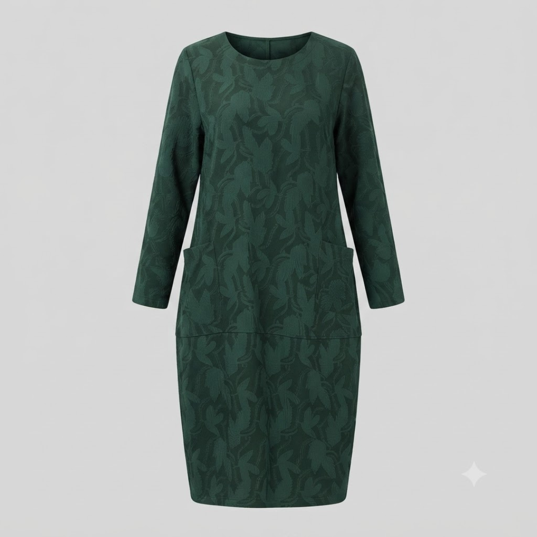 FRITZI | Midi dress with round neck