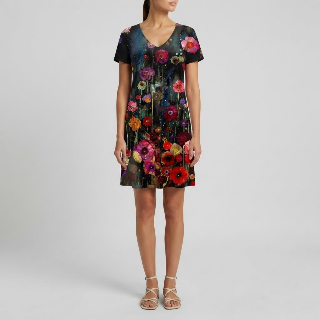 REESE | Summer dress with ethnic print