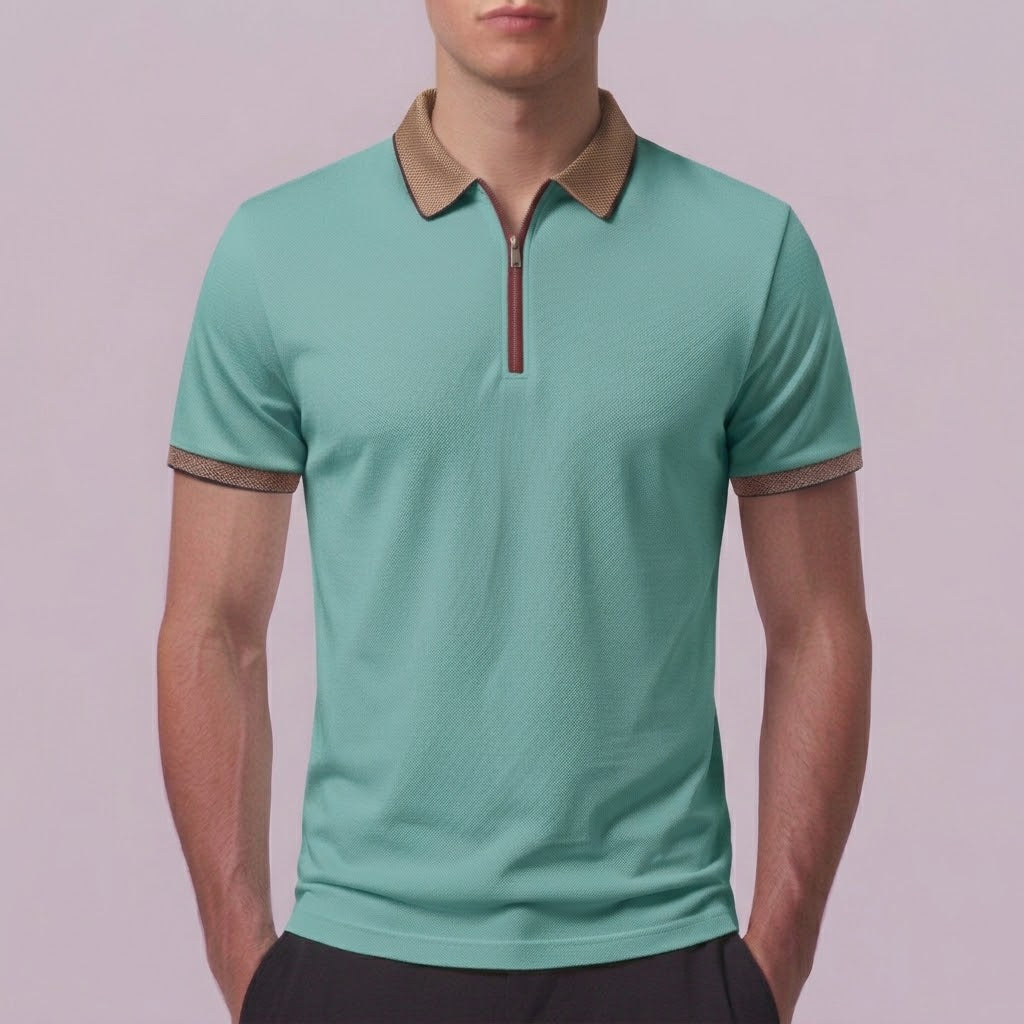TEDDY | Polo shirt with contrast collar