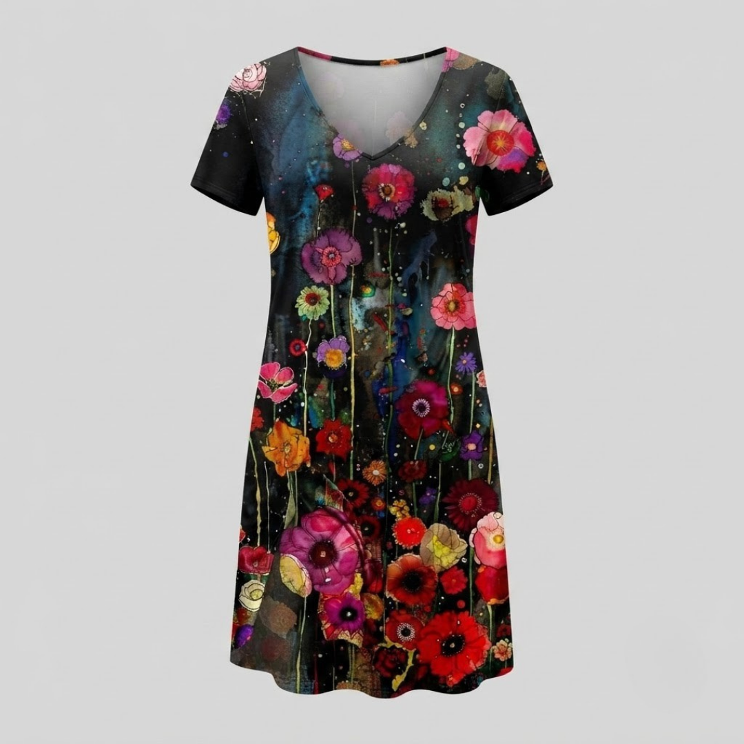 REESE | Summer dress with ethnic print