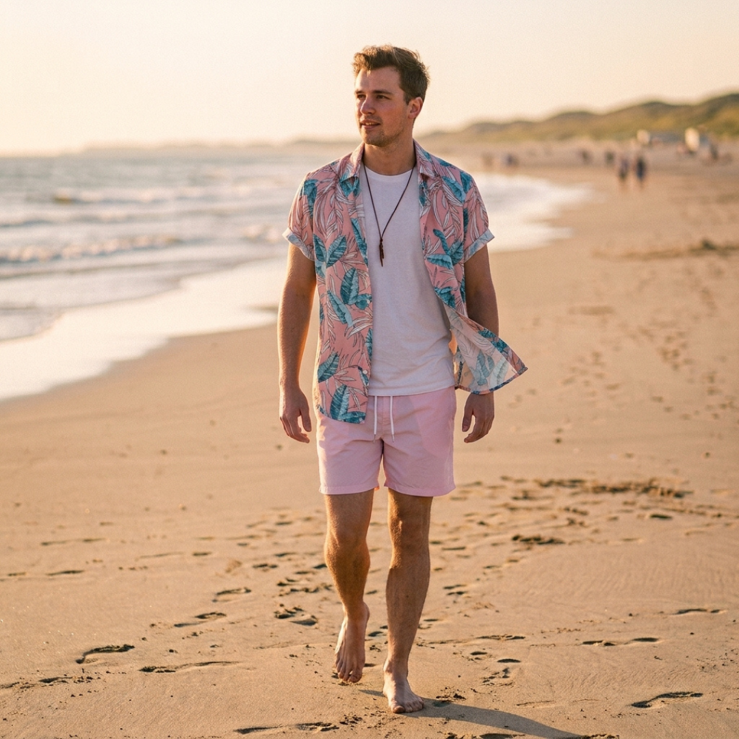 ZARA | Set with printed shorts