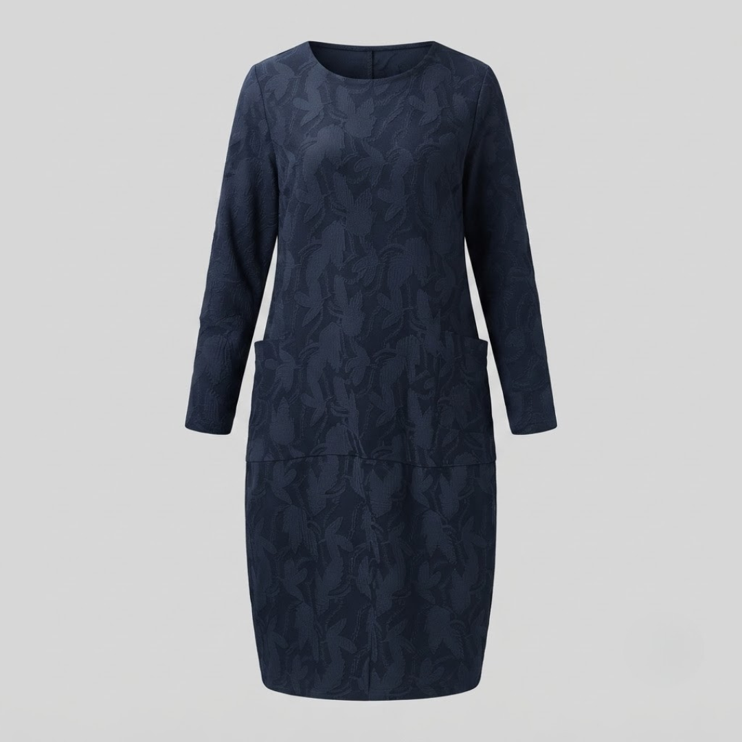 FRITZI | Midi dress with round neck