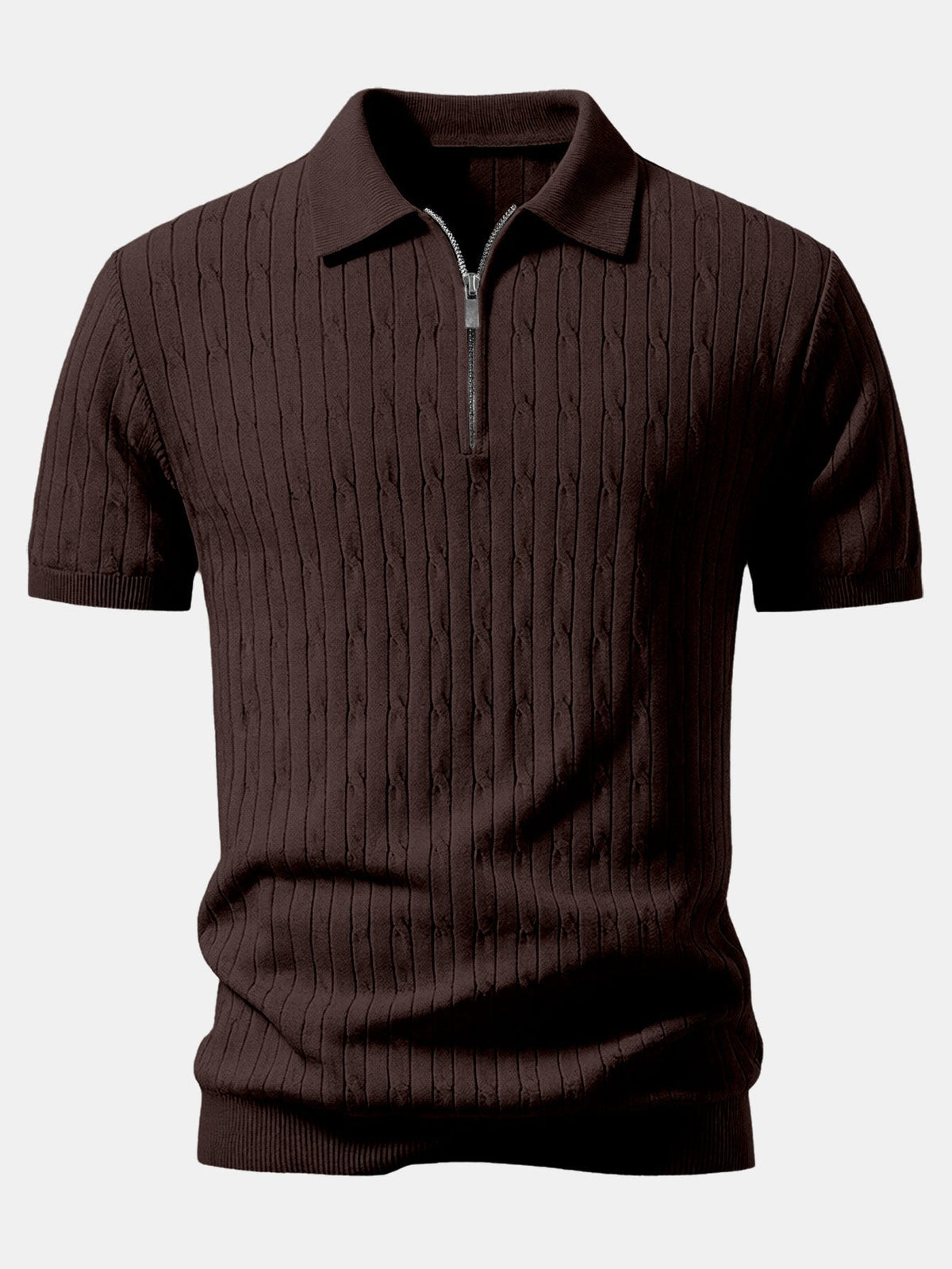 ALFIE | Polo with zip collar