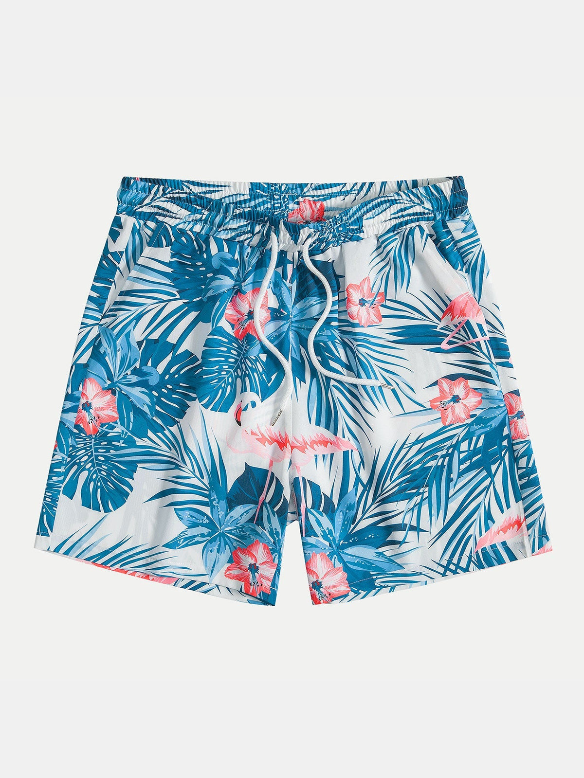 CHLOE | Set with flamingo print shorts