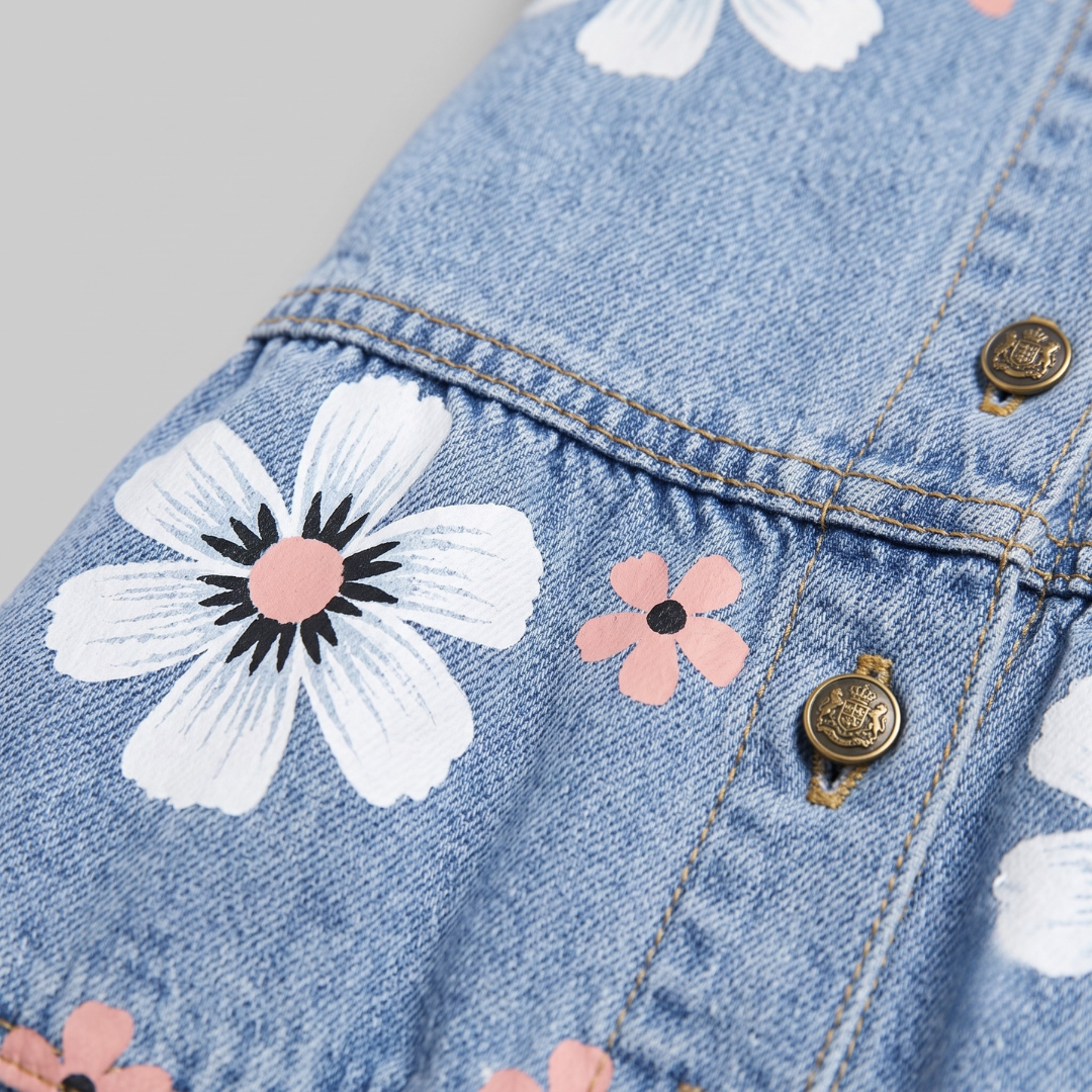 MARIBEL | Shirt dress with floral detail