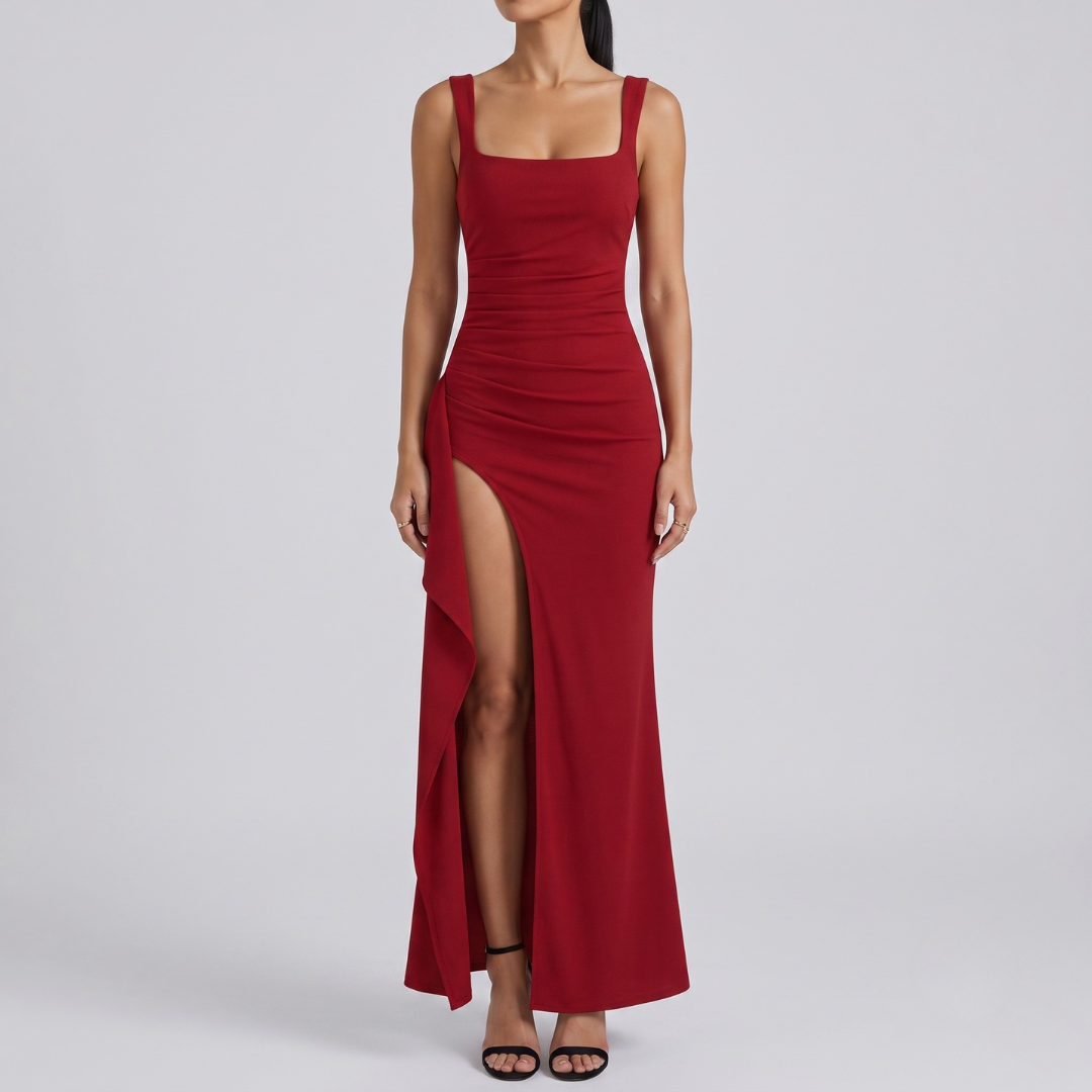 LIVIA | Maxi dress with open back