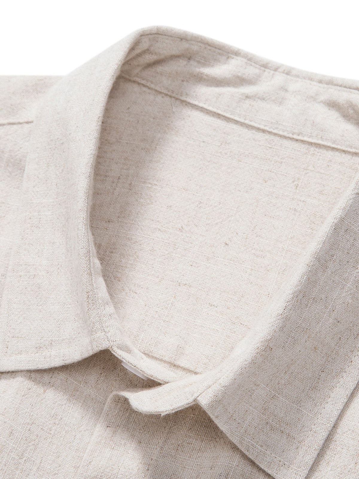 TEDDY | Button shirt with linen-blend weave