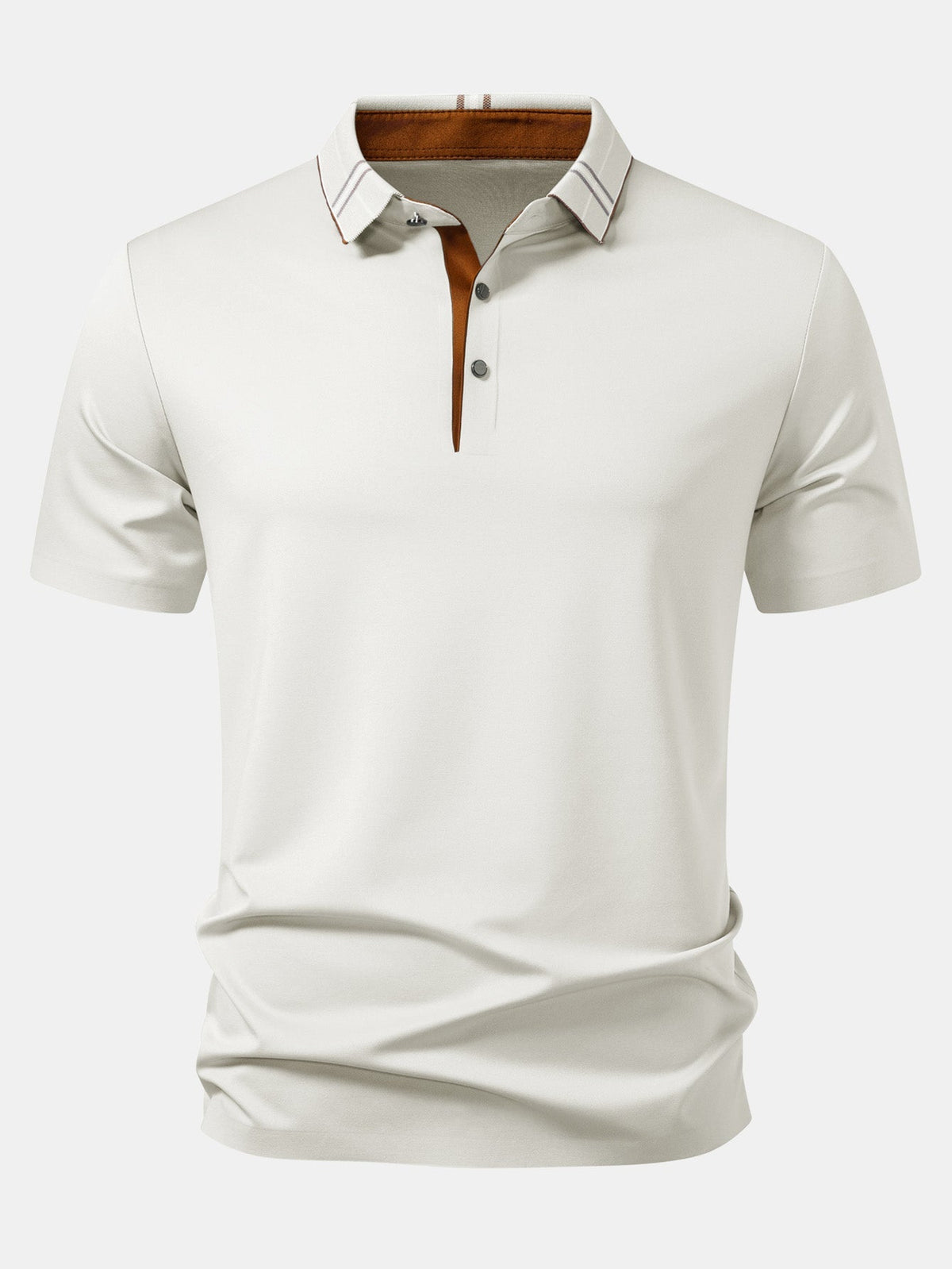 JACK | Polo shirt with plaid collar