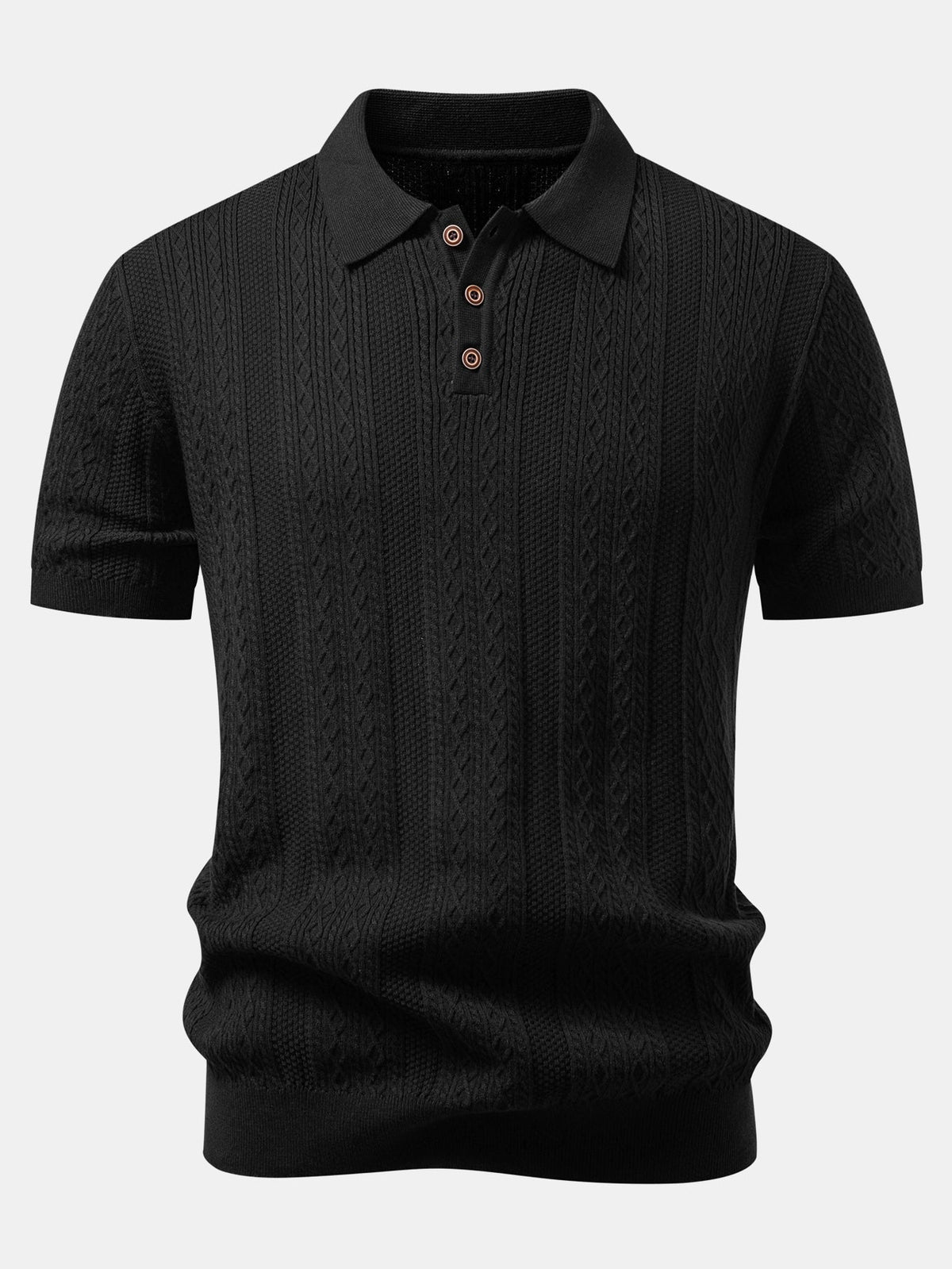 OSCAR | Polo shirt with jacquard pattern