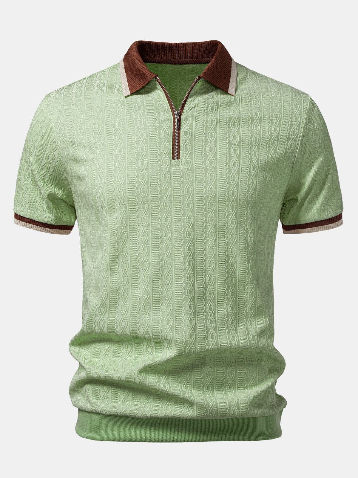 ARCHIE | Set with zip polo and tapered trousers