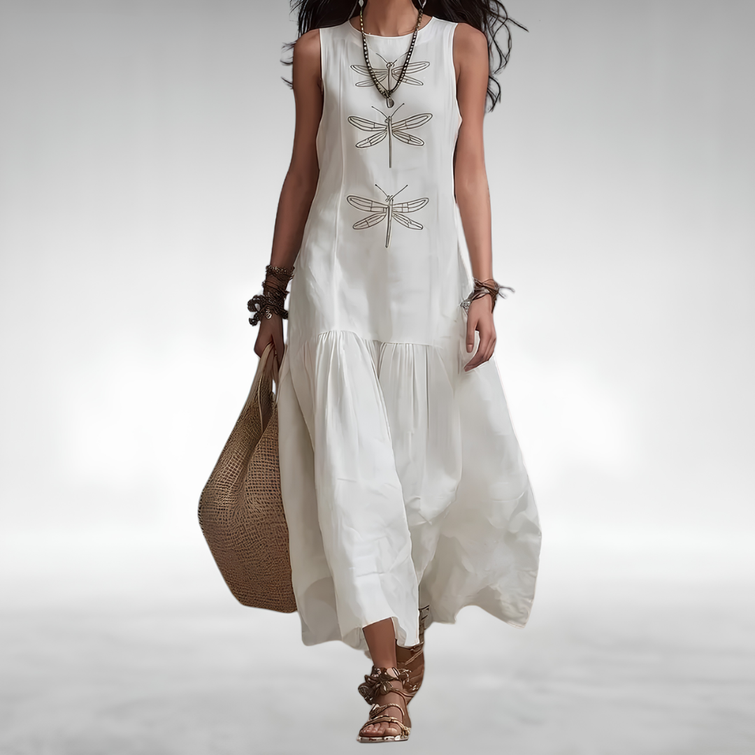 VIVIENNE | Maxi dress with flowing silhouette
